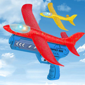 Airplane Launching Glider Gun-SkyBlaster Foam Plane Launcher Toy
