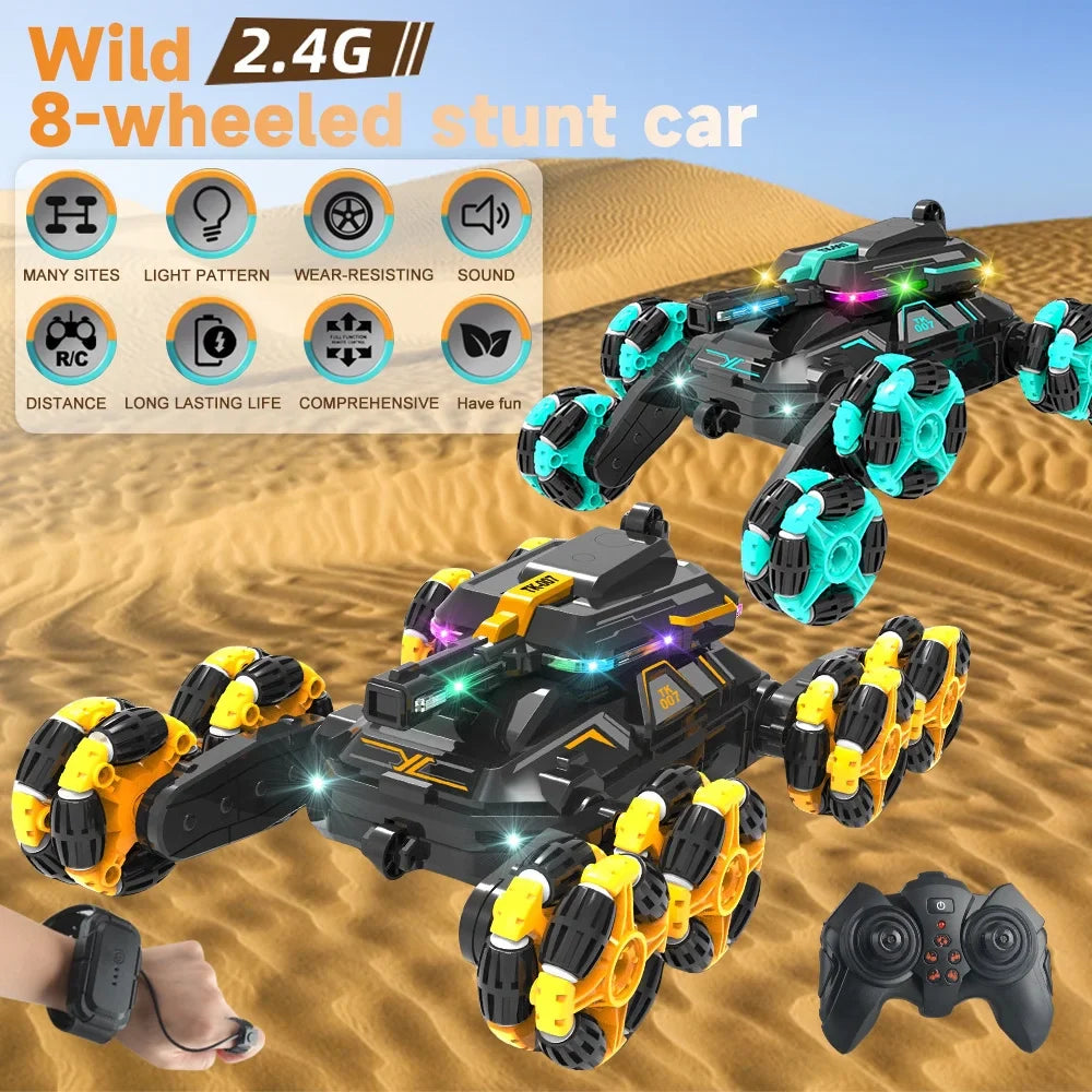 360° Stunt Remote Control Sensor Twisting Racing Car