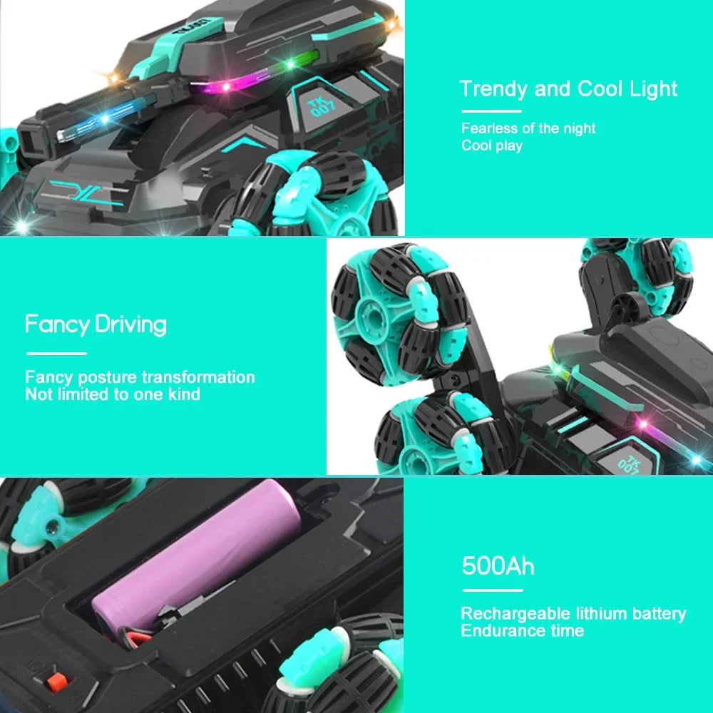 360° Stunt Remote Control Sensor Twisting Racing Car