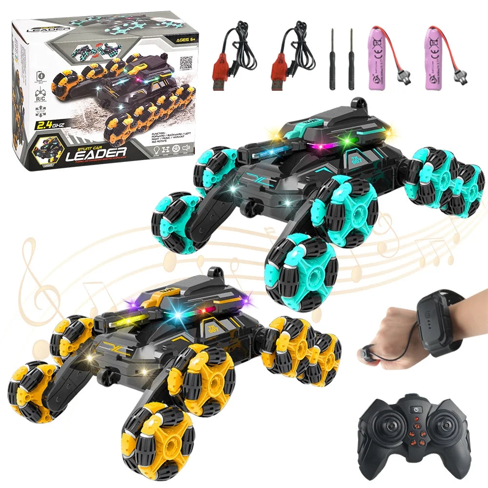 360° Stunt Remote Control Sensor Twisting Racing Car