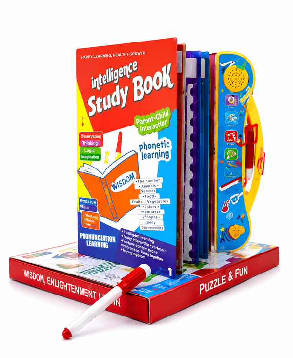 Intelligence Study Book Set for Kids – Reusable Learning Kit