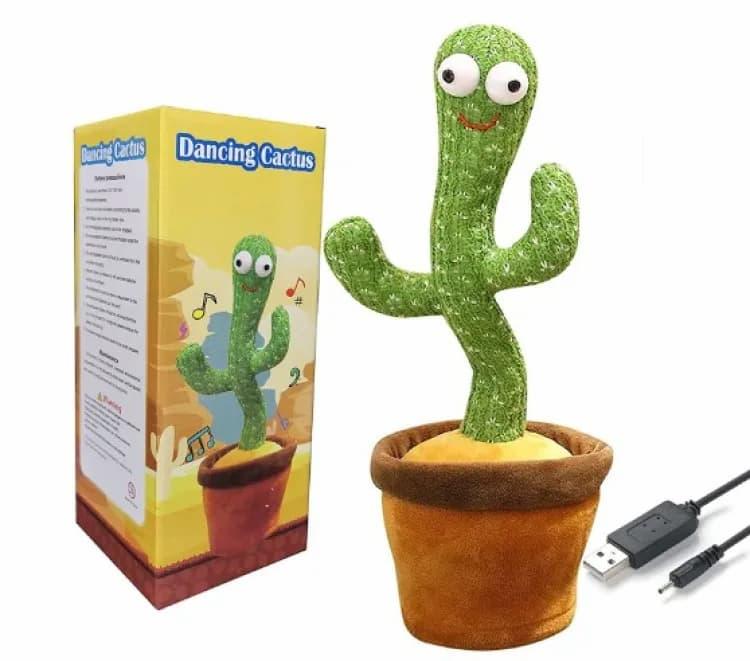 Dancing & Talking Cactus Toy – Musical Interactive Plush Toy for Kids