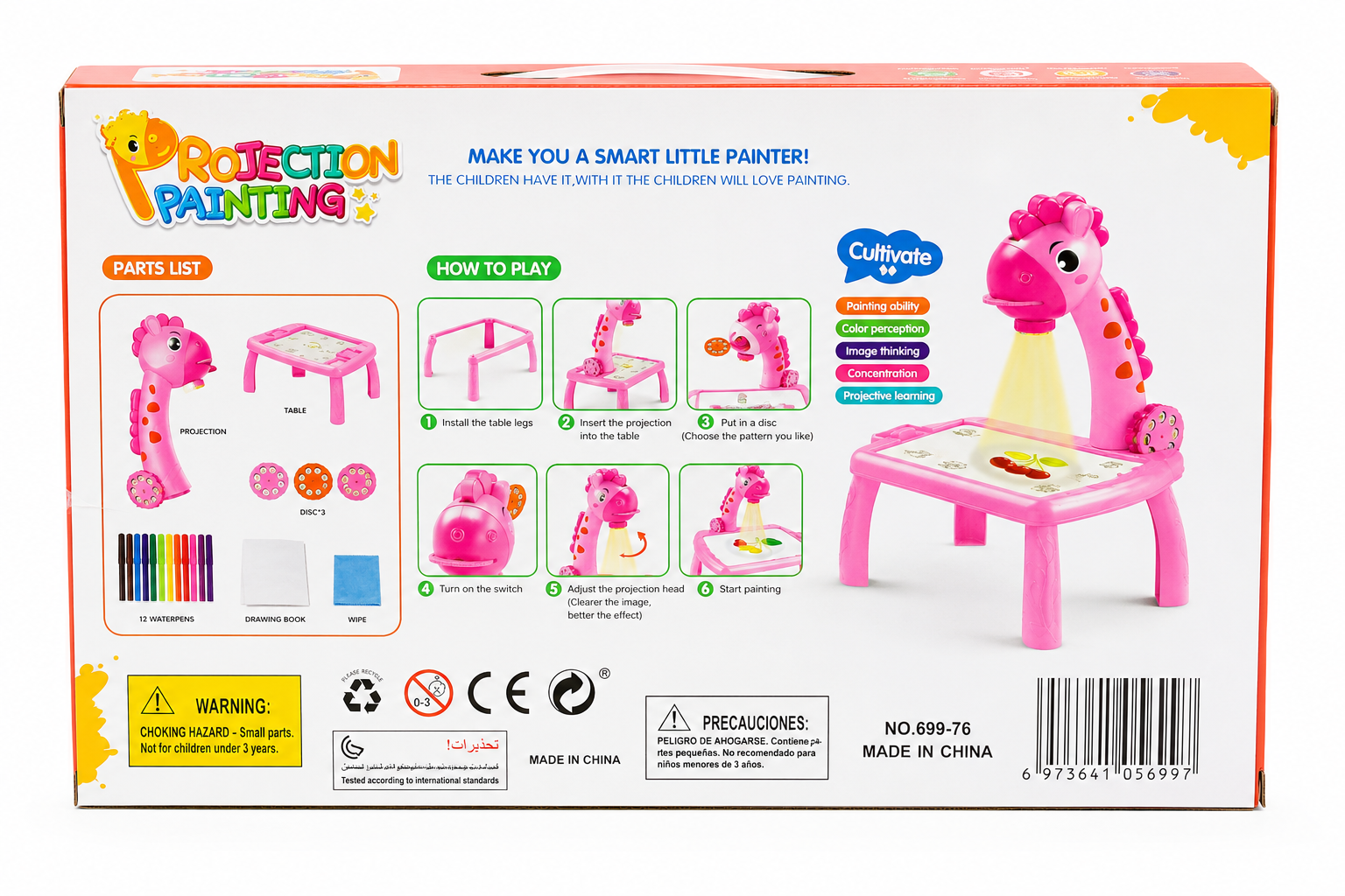 Projection Painting Table for Kids – Smart Drawing Projector Toy