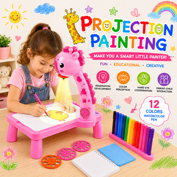 Projection Painting Table for Kids – Smart Drawing Projector Toy