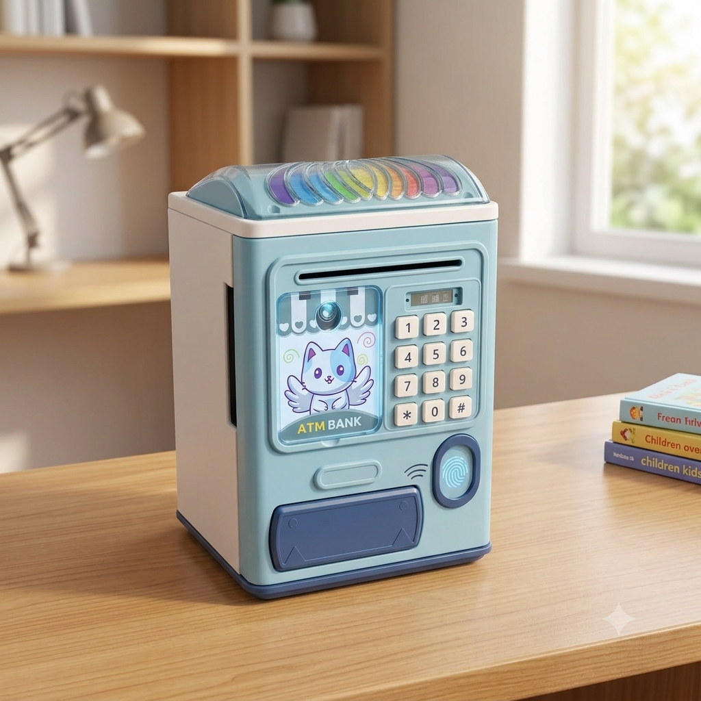Kids' Smart ATM Bank – Safe & Fun Savings